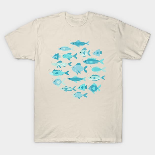 Fish school T-Shirt by King Tiger